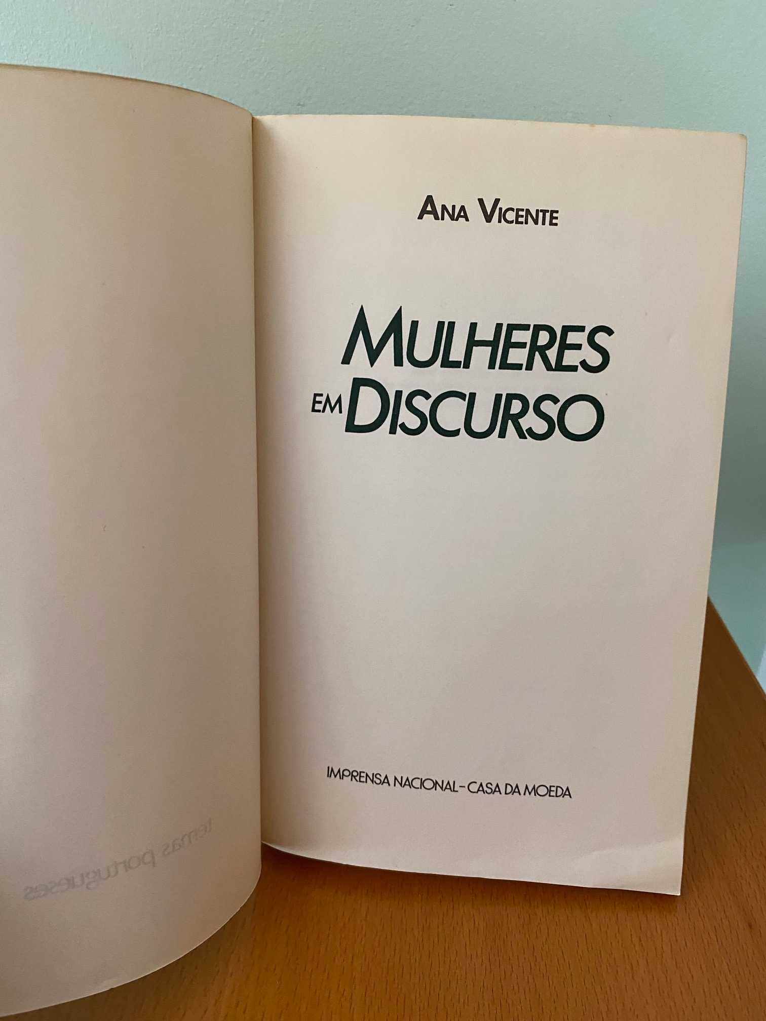 Mulheres em Discurso - Ana Vicente