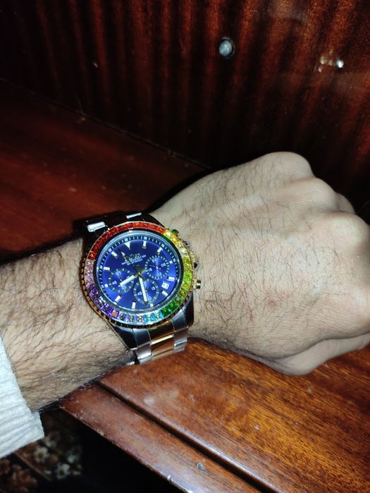 Часи механічний позолочений