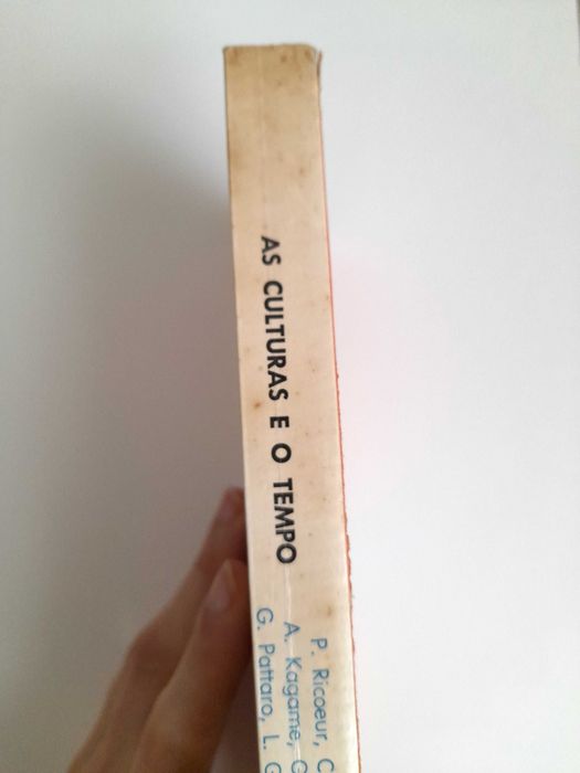 Livro Antigo As Culturas e o Tempo Editora Vozes Filosofia Sociologia