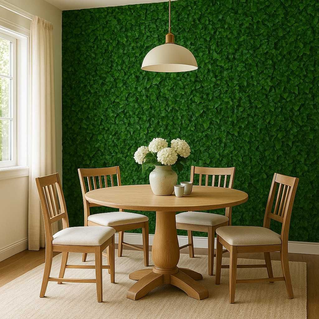 Painel Jardim Vertical de Parede com Plantas Artificiais de 60 x 40 cm
