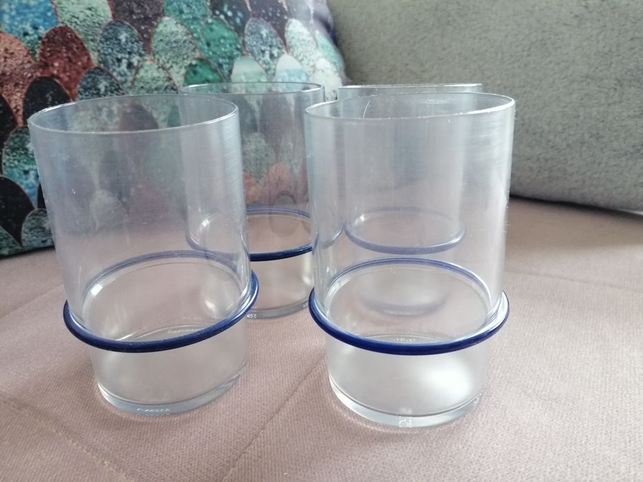Szklanka 4x400 ml kubek perła stołowa z Kolekcji Tupperware - używane
