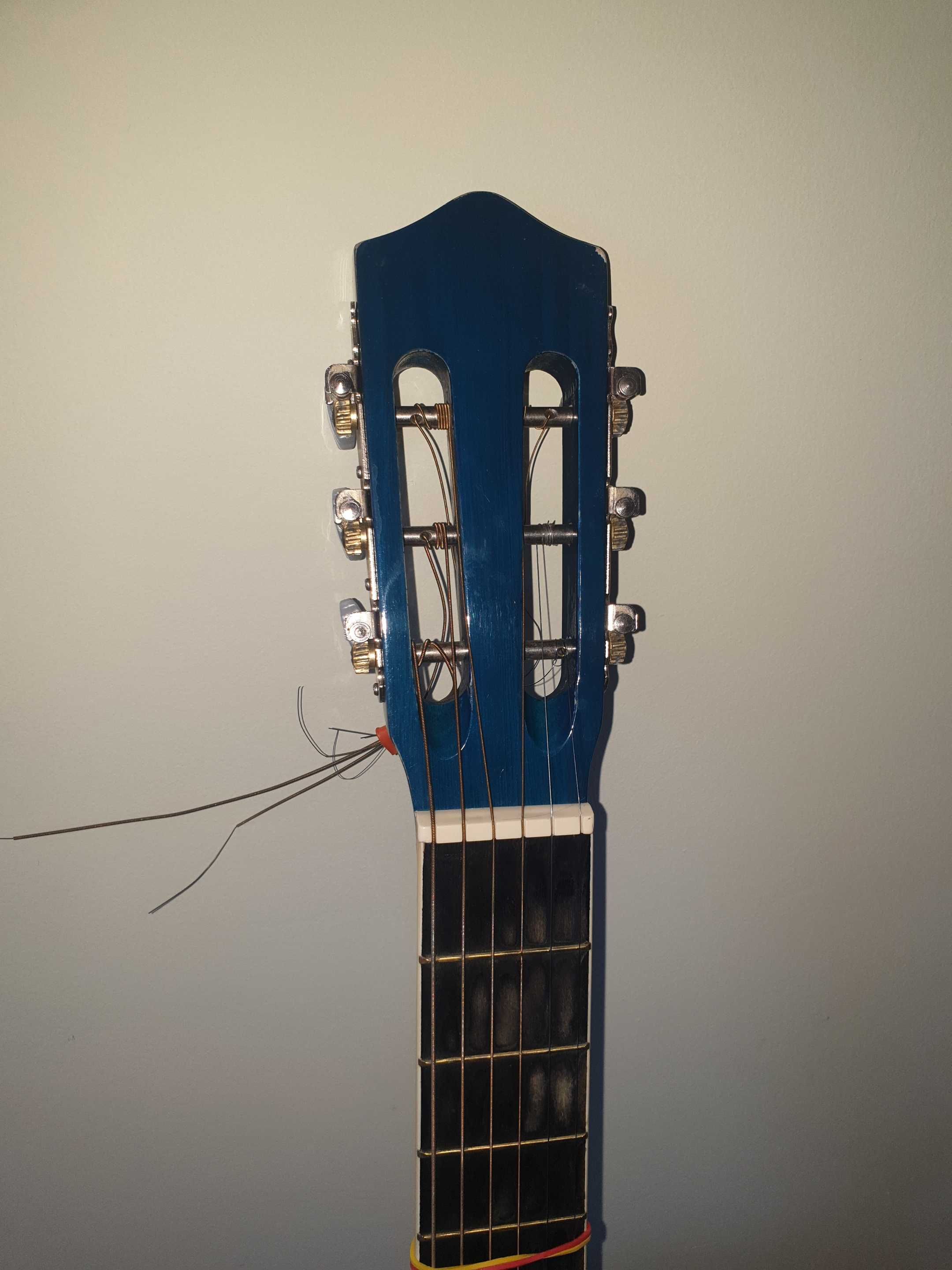 Gitara akustyczna Durango MG-916 + pokrowiec + książka - NIEBIESKA