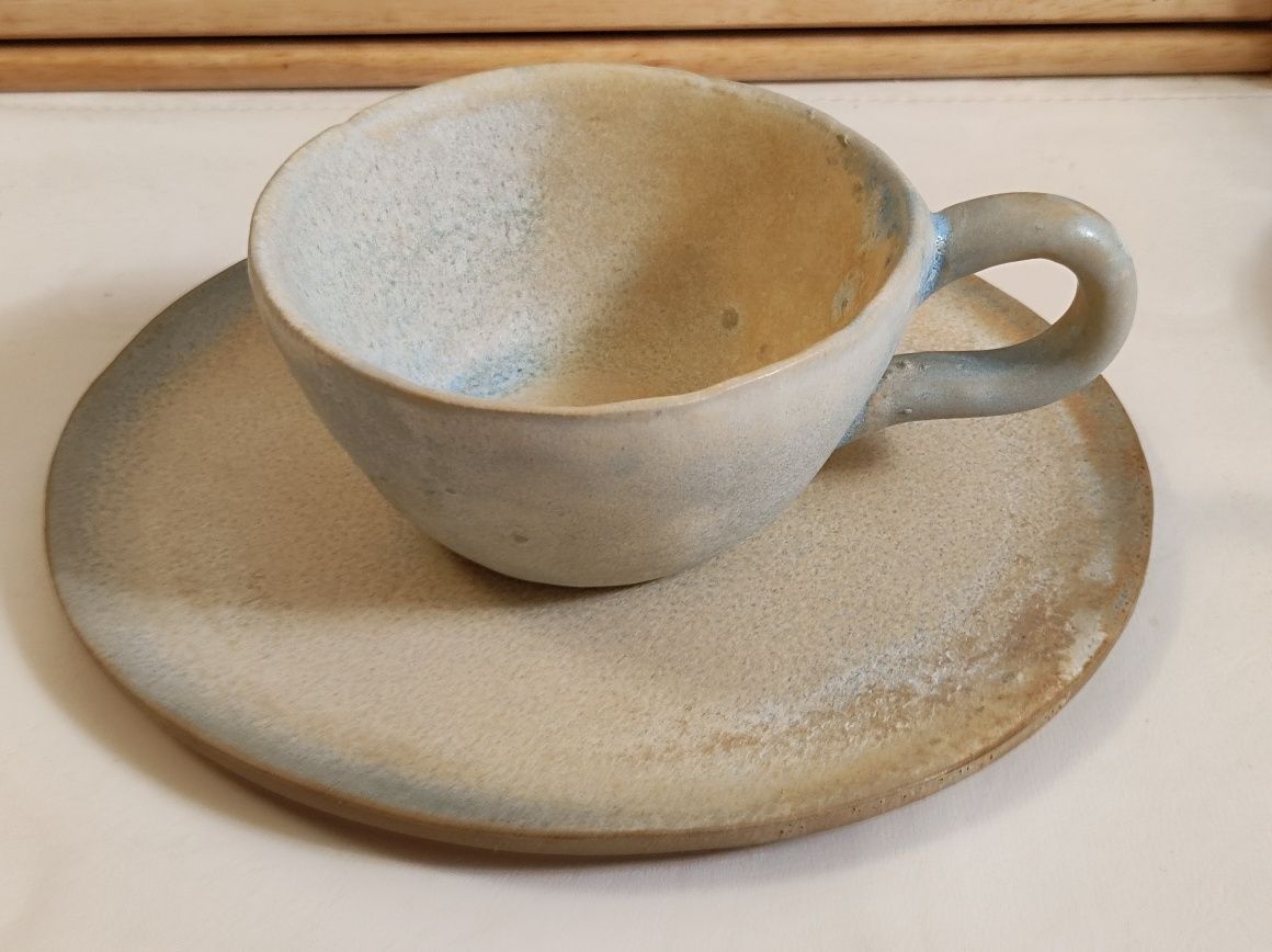 Filiżanka kubek ceramika artystyczna handmade rękodzieło mug