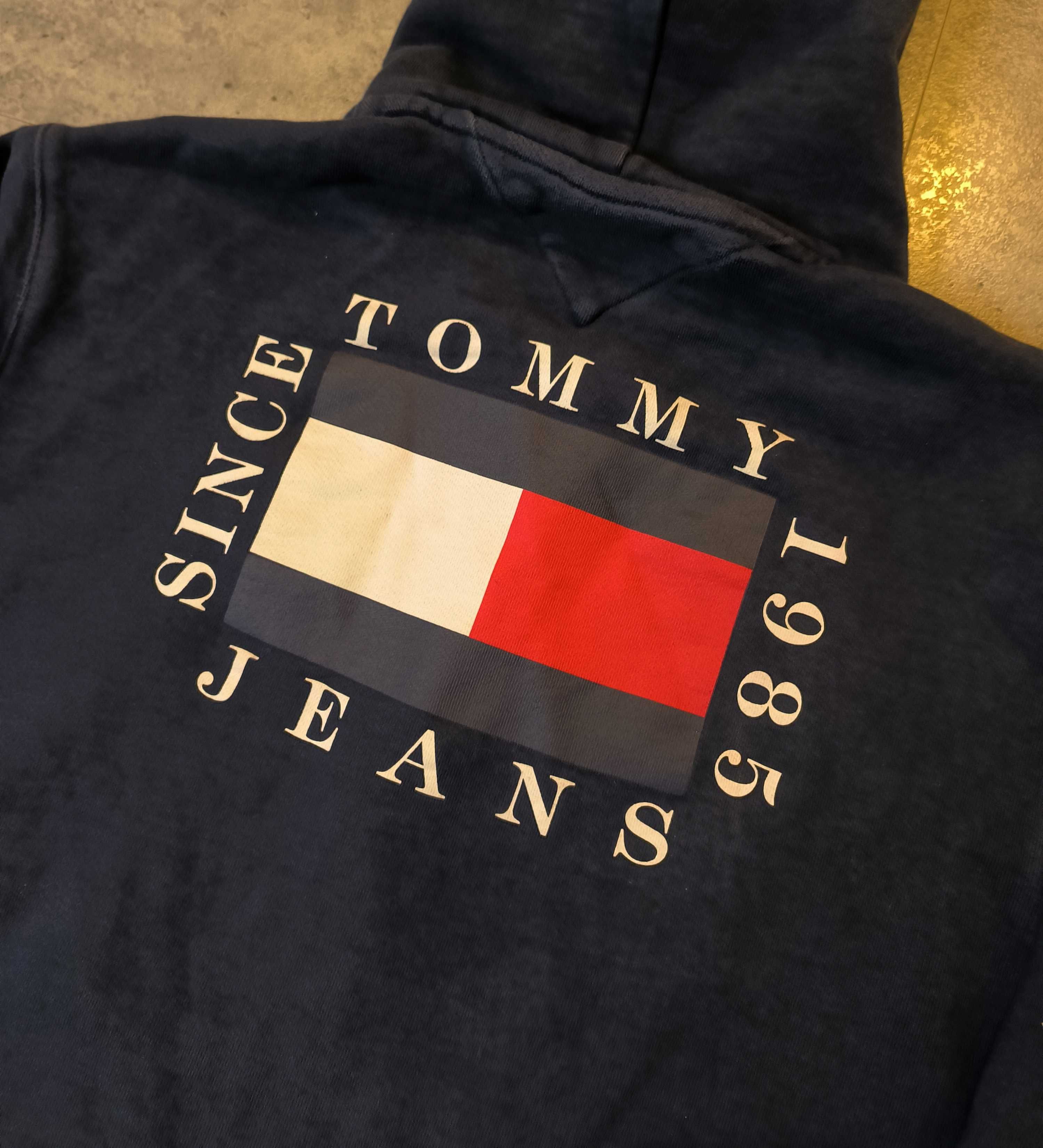 Bluza Rozpinana z Kapturem Duże Logo Tommy Hilfiger TH