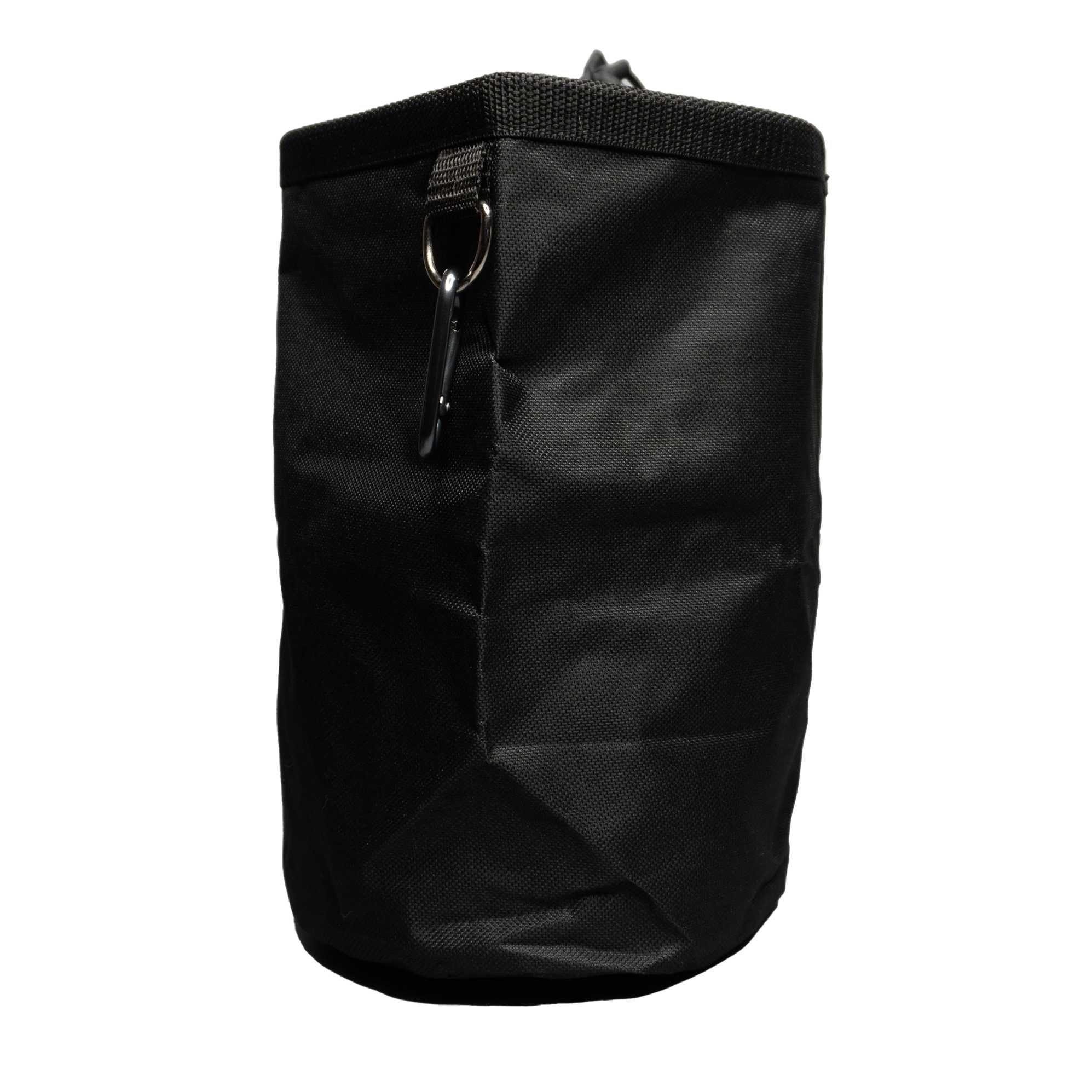 Wodoodporna czarna torba/worek z karabińczykiem
