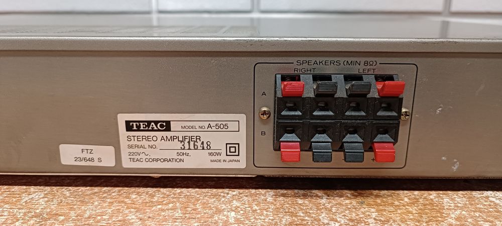 Wzmacniacz TEAC A-505. Japan