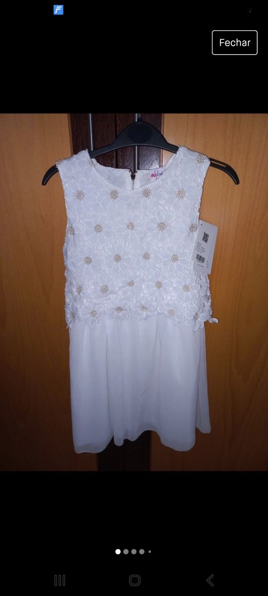 Vestido menina ativo 10 anos 140 cm