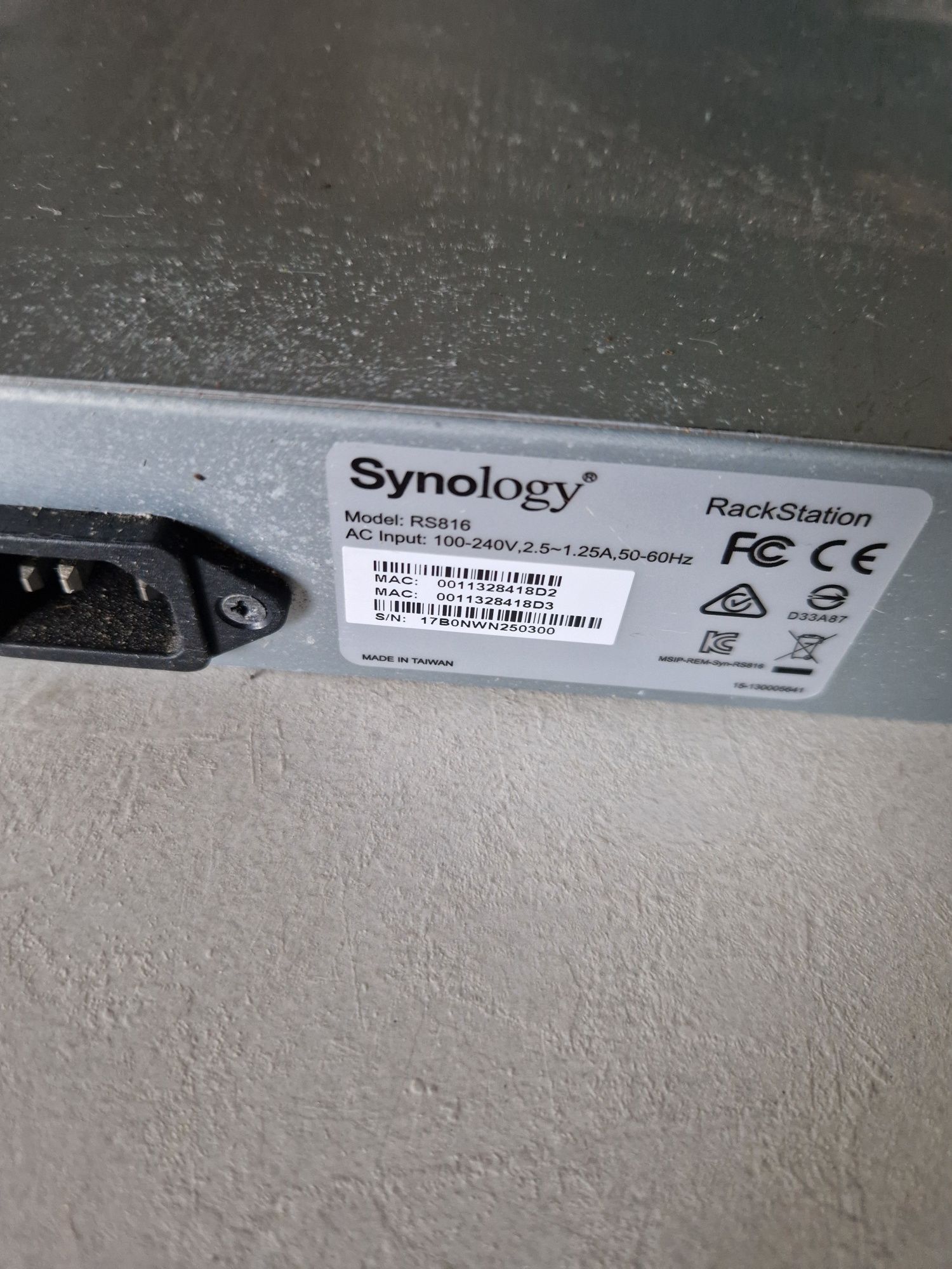 Serwer NAS Synology RS816