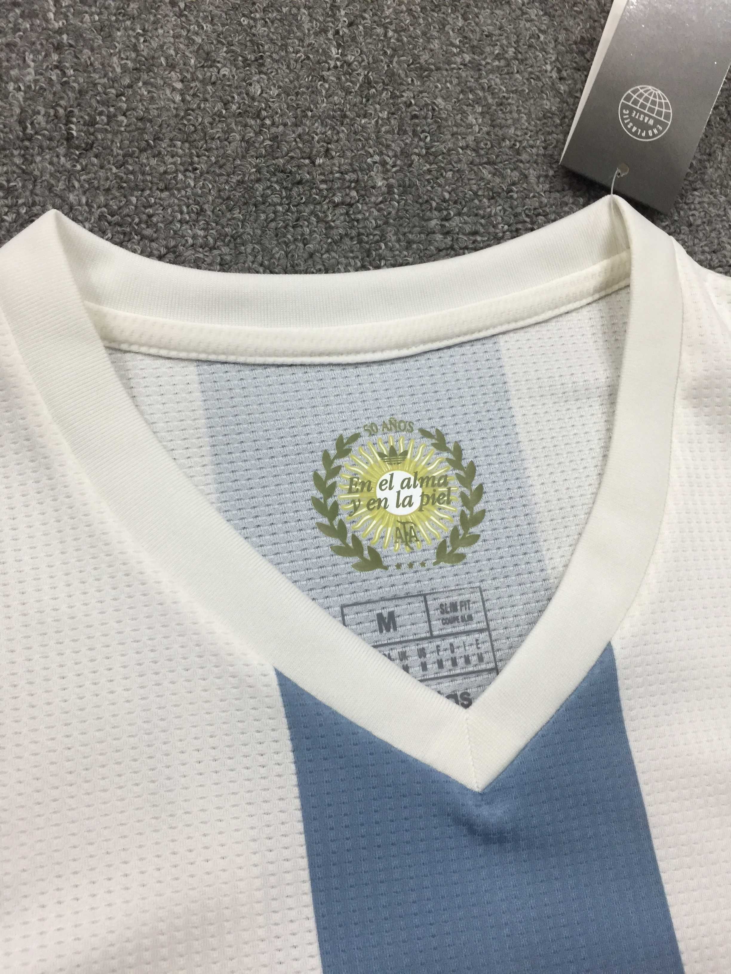 Nowe Koszulka adidas Argentyny 50th Anniversary #10 Messi Rozmiar XL