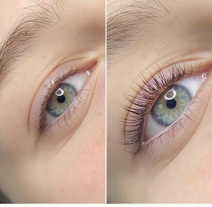 Нарощування вій, ламінування