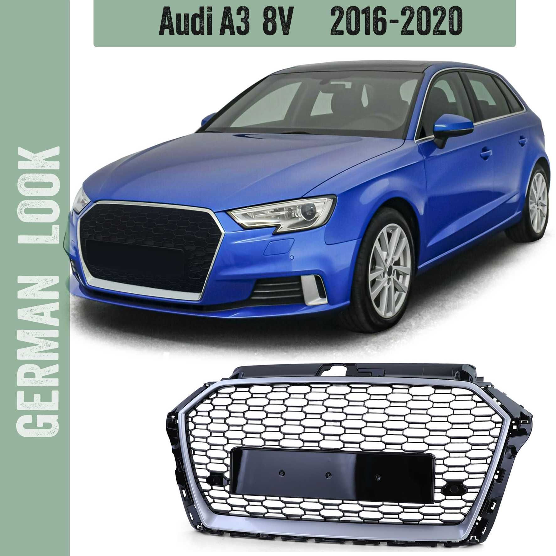 Grelha estilo RS3 para Audi A3 8V 2016 a 2020