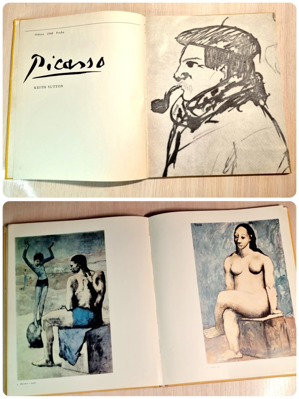 Книга-альбом - Picasso, 1968 г. (чешский яз.)