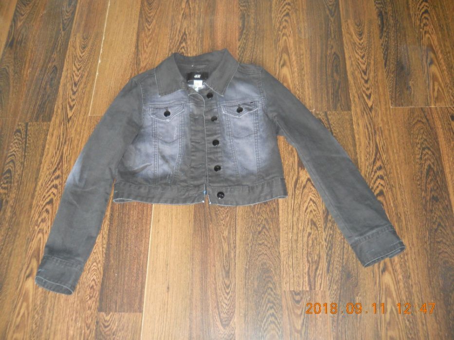 H&M jeansowa katana kurtka 158