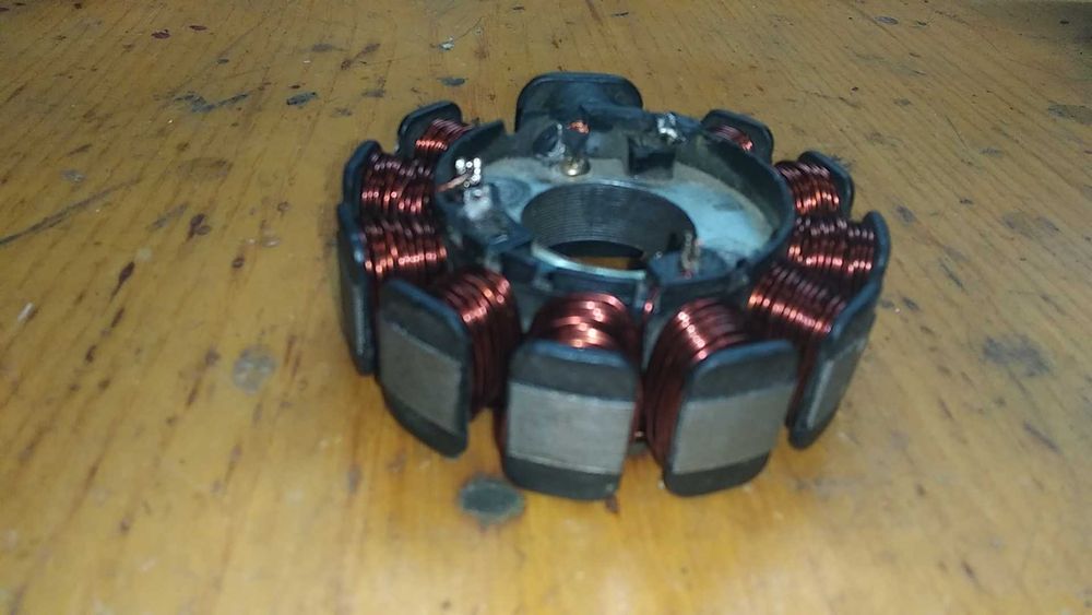 Генератор перемотан cdi  три фазный , переменная обмотка искры