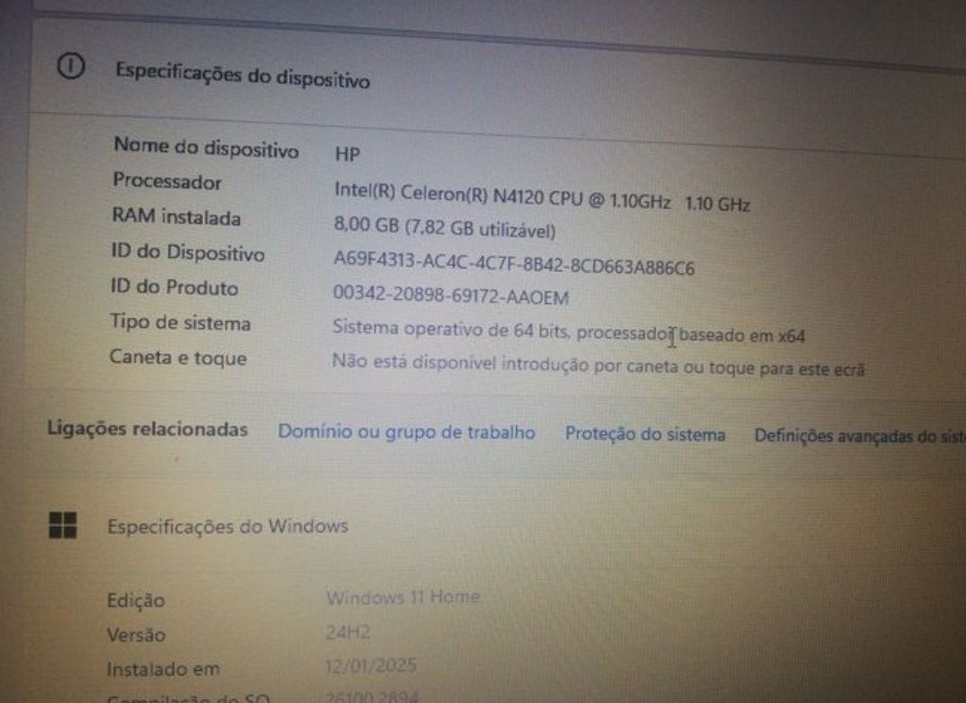 Computador HP Laptop 15s