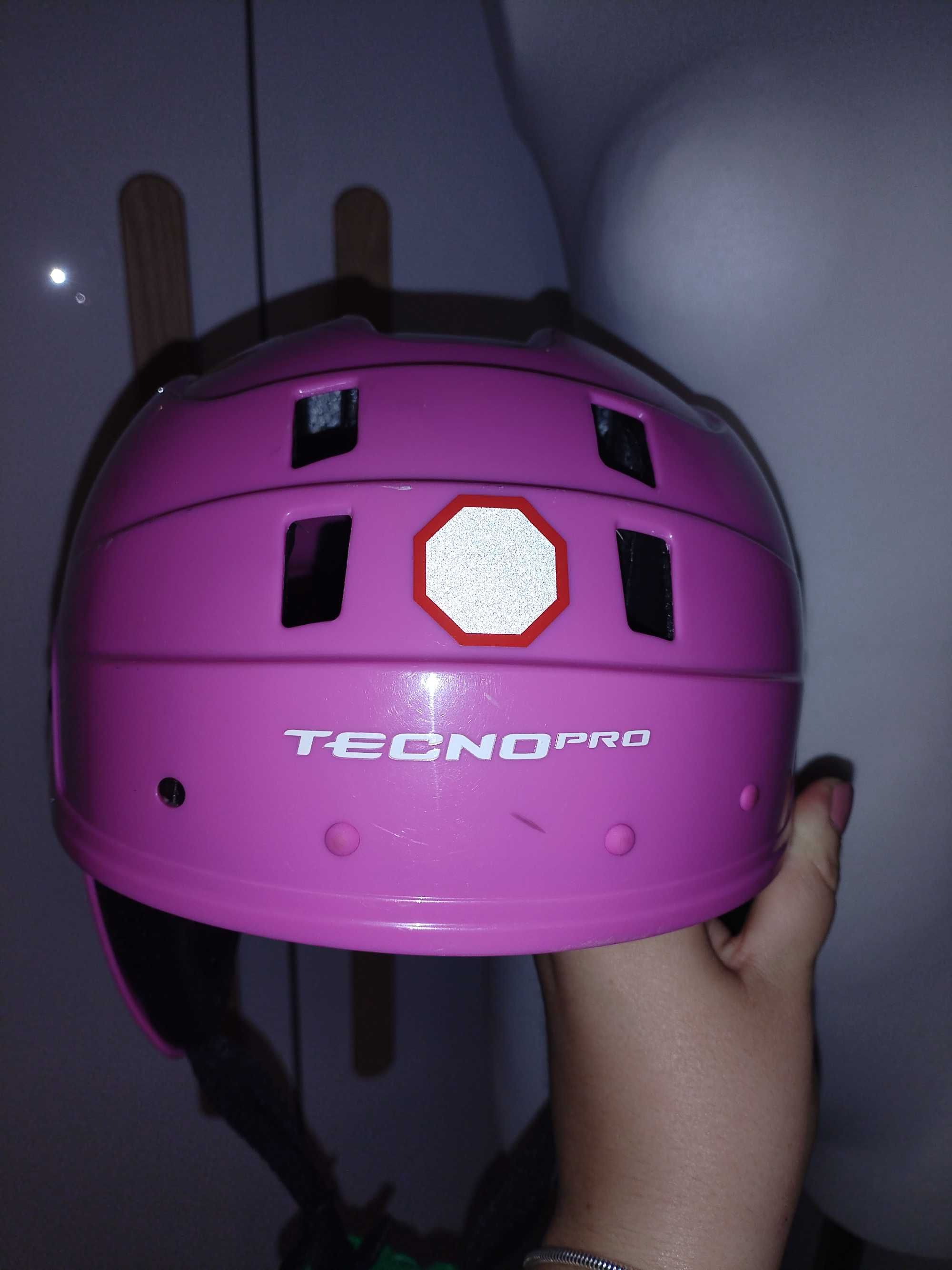 Kask TecnoPro Oryginalny Różowy 50/58