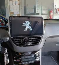 Rádio Android 12 com GPS Peugeot 208/2008 (Novo)
