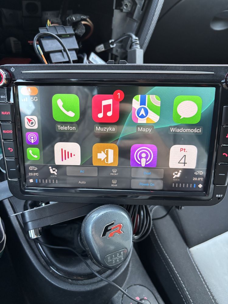Radio android ISUDAR seat leon 2, carplay, 6gb ram, kamera cofania