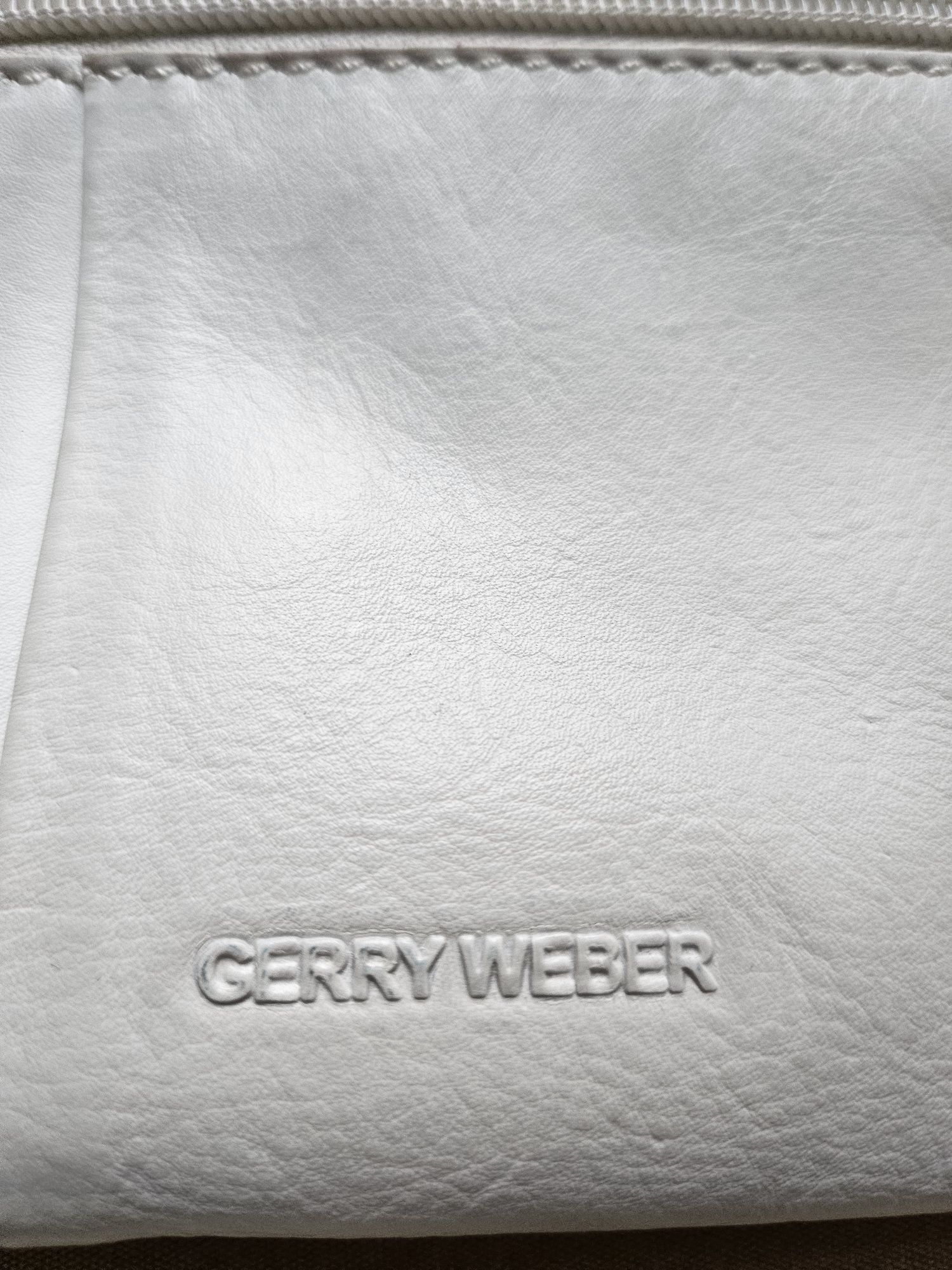 Стильная белая сумка Gerry Webber, кожа