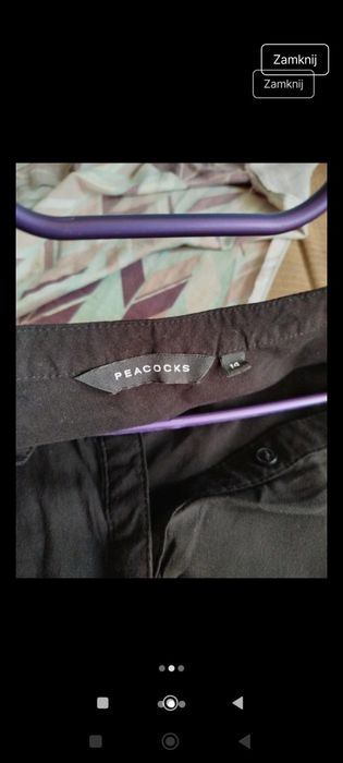 Czarna bluzka z viscozay