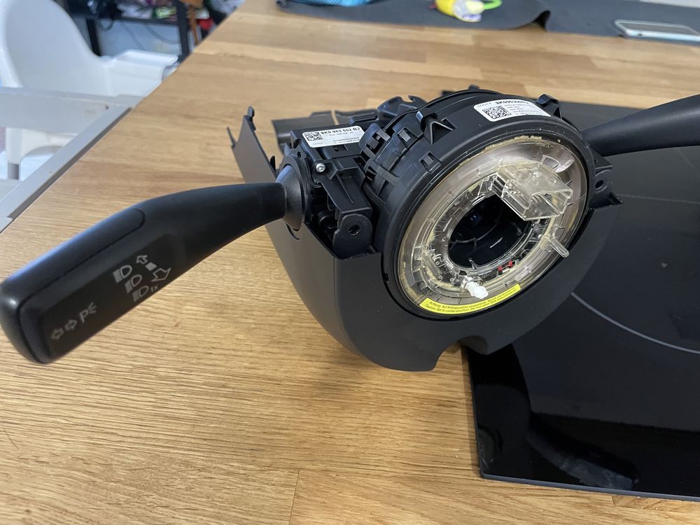 Dou comutador de luzes e água dos vidros Audi A4 b8 + tampa inferior
