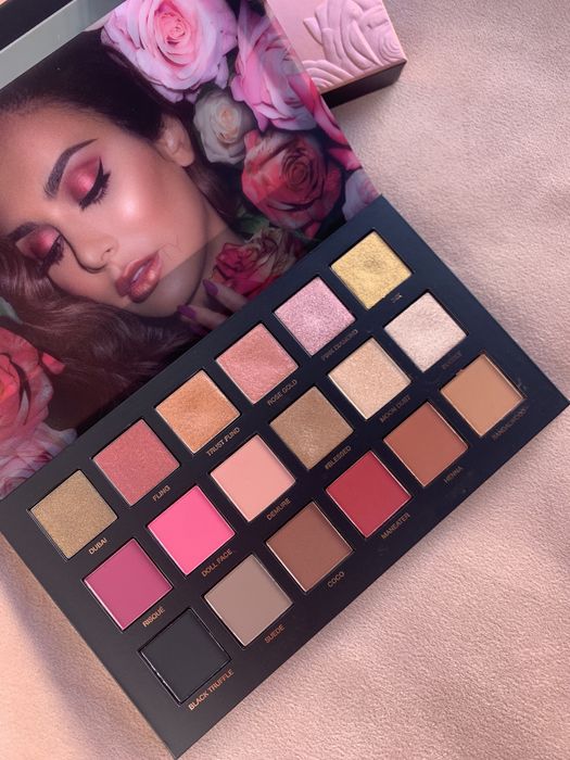 Huda Beauty Rose Gold Palette Remastered nowa paleta do makijażu