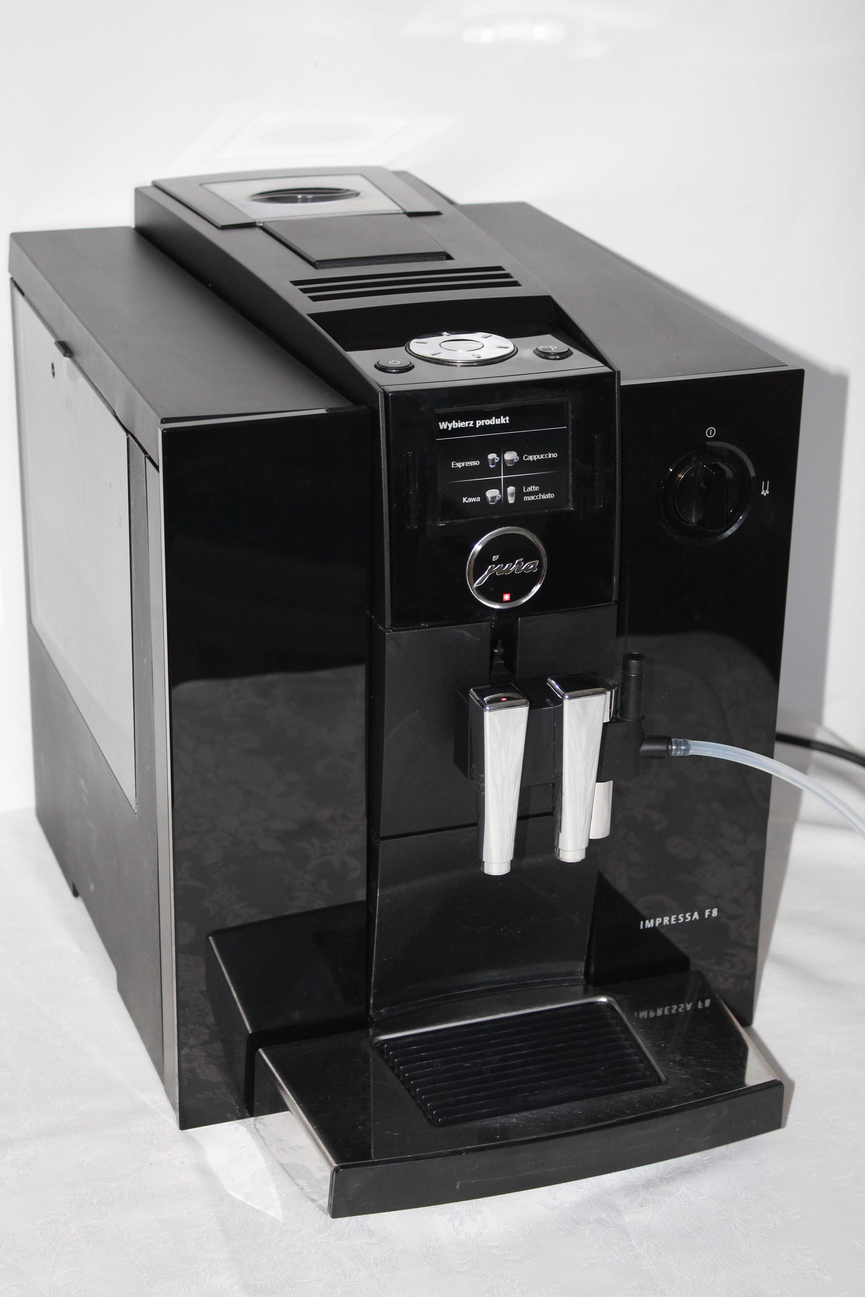 NAJNOWSZY MODEL ekspres JURA F8  lcd menu pl gwarancja 60 dni