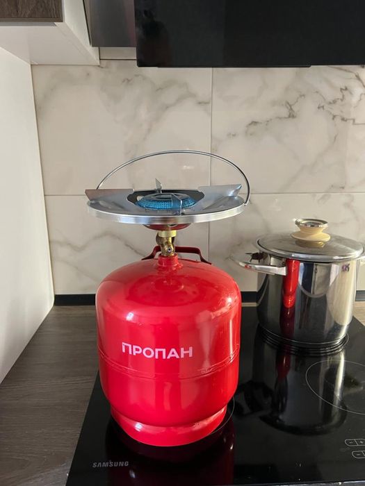 Газовый балон туристечкский с горелкой на 8л. и 5л.