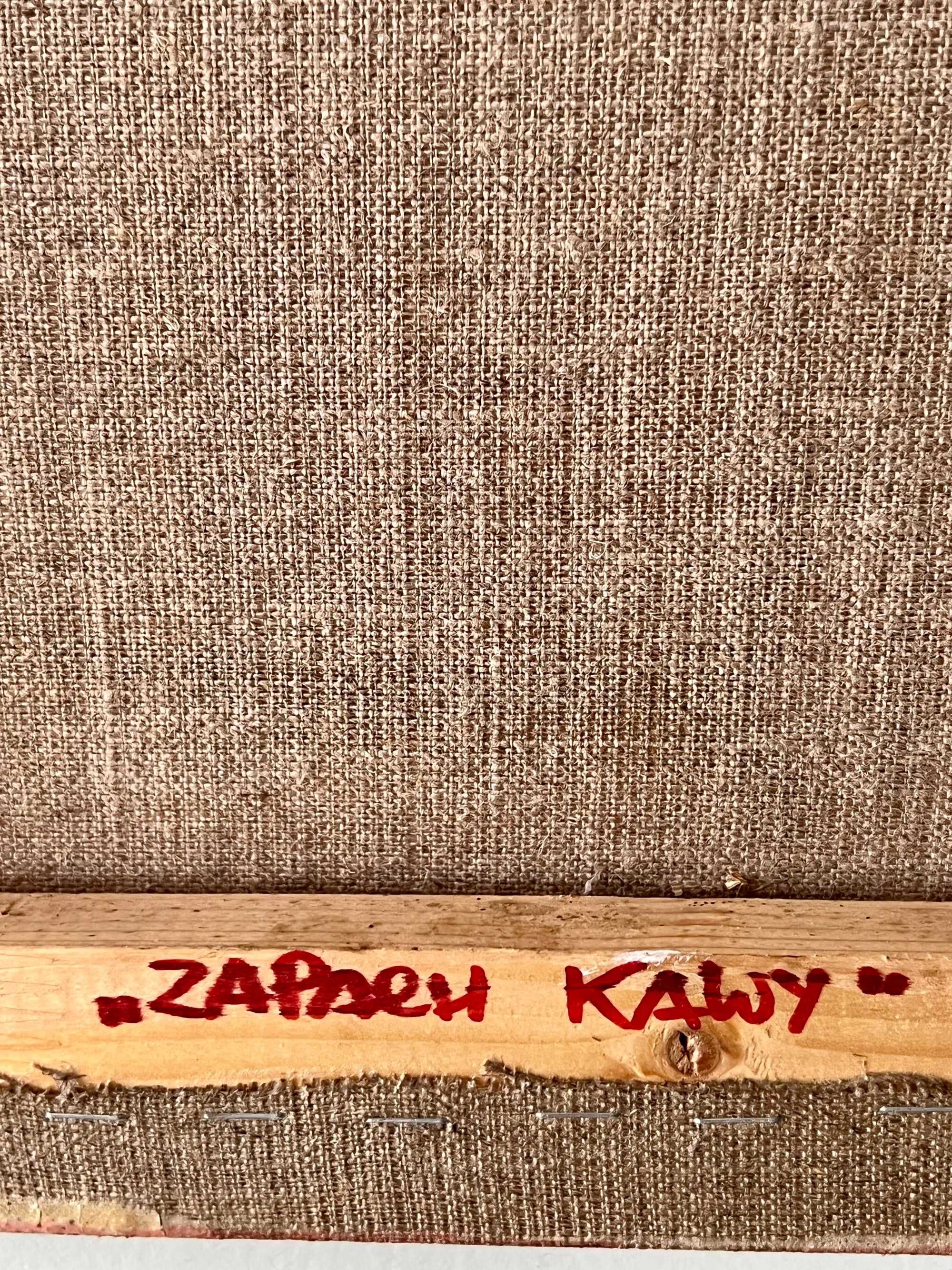 Obraz olej na płótnie Grzegorz Ptak 2007 "Zapach Kawy"