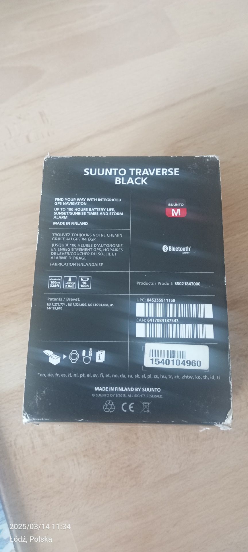 Zegarek Suunto Traverse