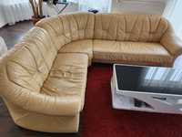 Narożnik skórzany sofa meble salon