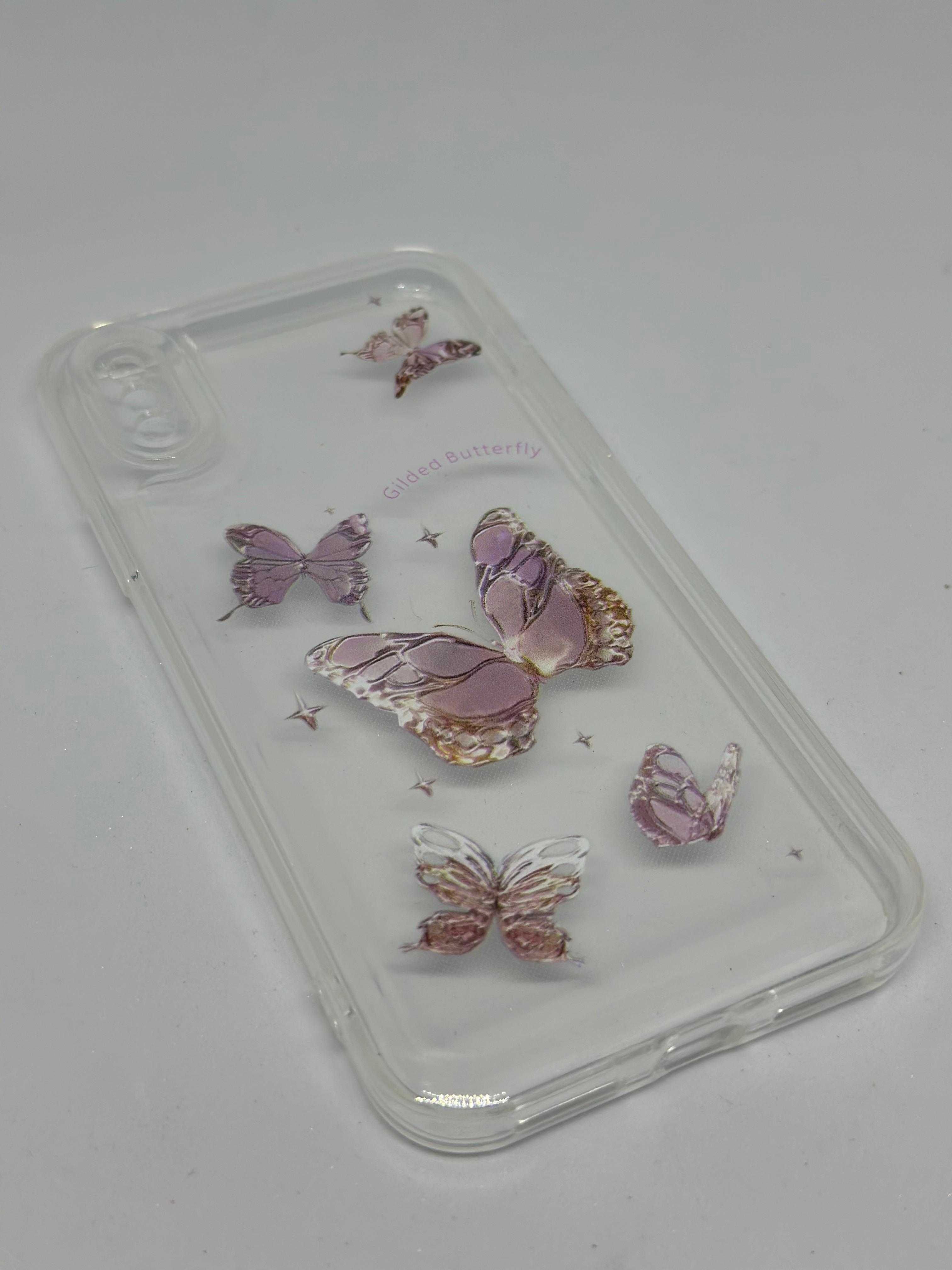 Obudowa Iphone X/XS Etui Case Silikonowy Motylki kod 473