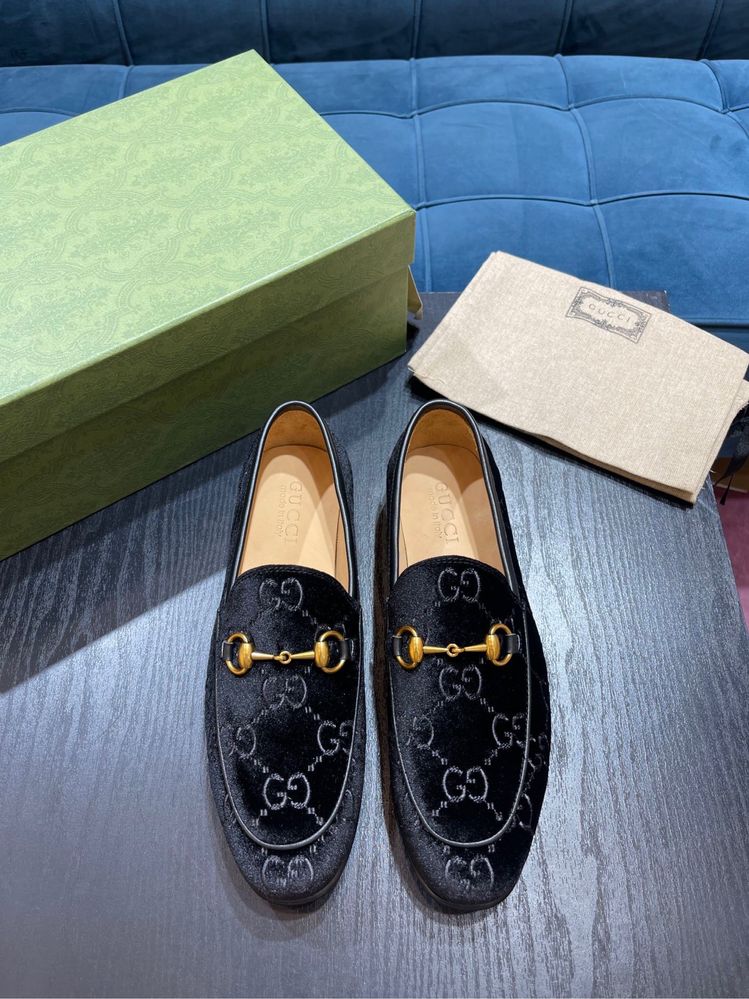 Buty męskie Gucci Loafers vewet