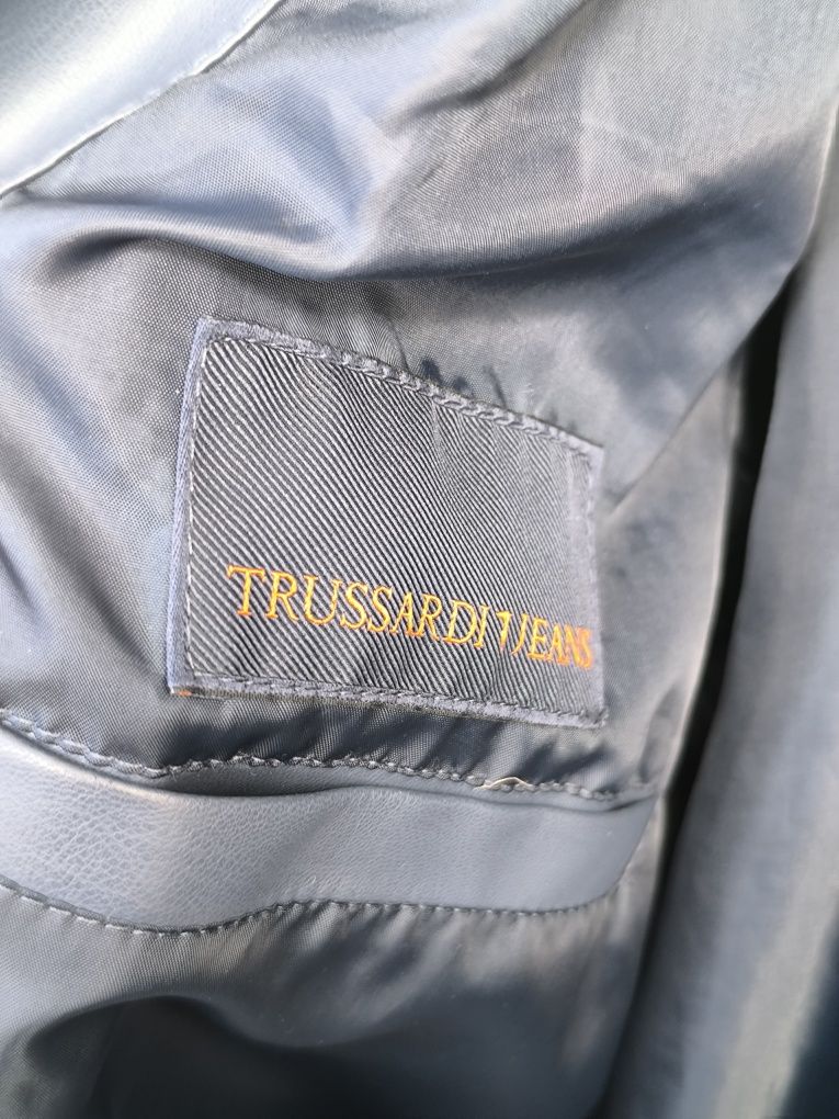 Casaco de cabedal (pelica) da marca TRUSSARDI