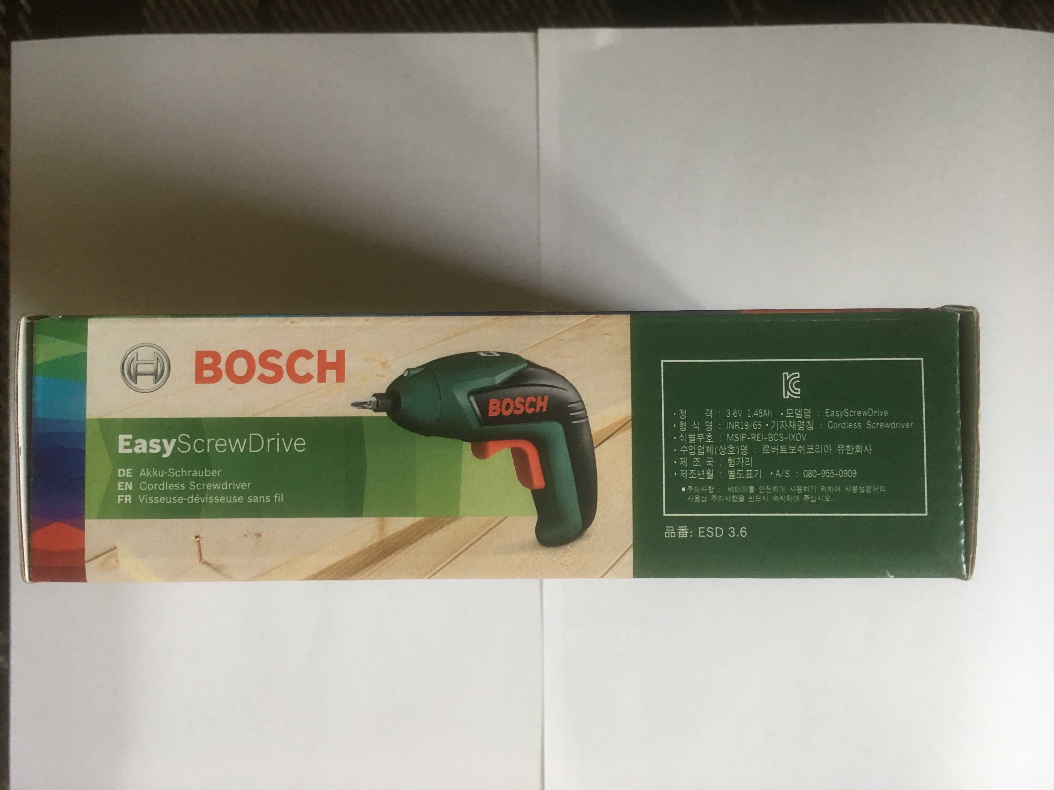 Bosch Easy ScrewDrive аккумуляторный шуруповерт