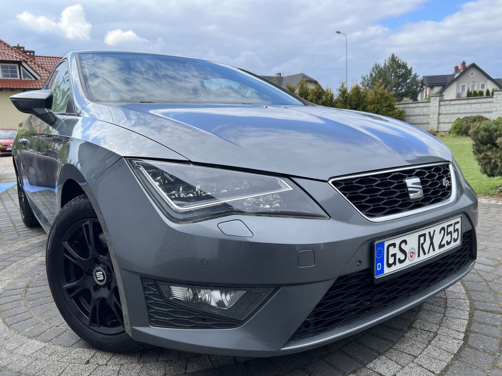 Seat Leon FR 2,0TDI 184KM Navi Alus Klimatron 3-drzwi BEZWYPADKOWY DE.