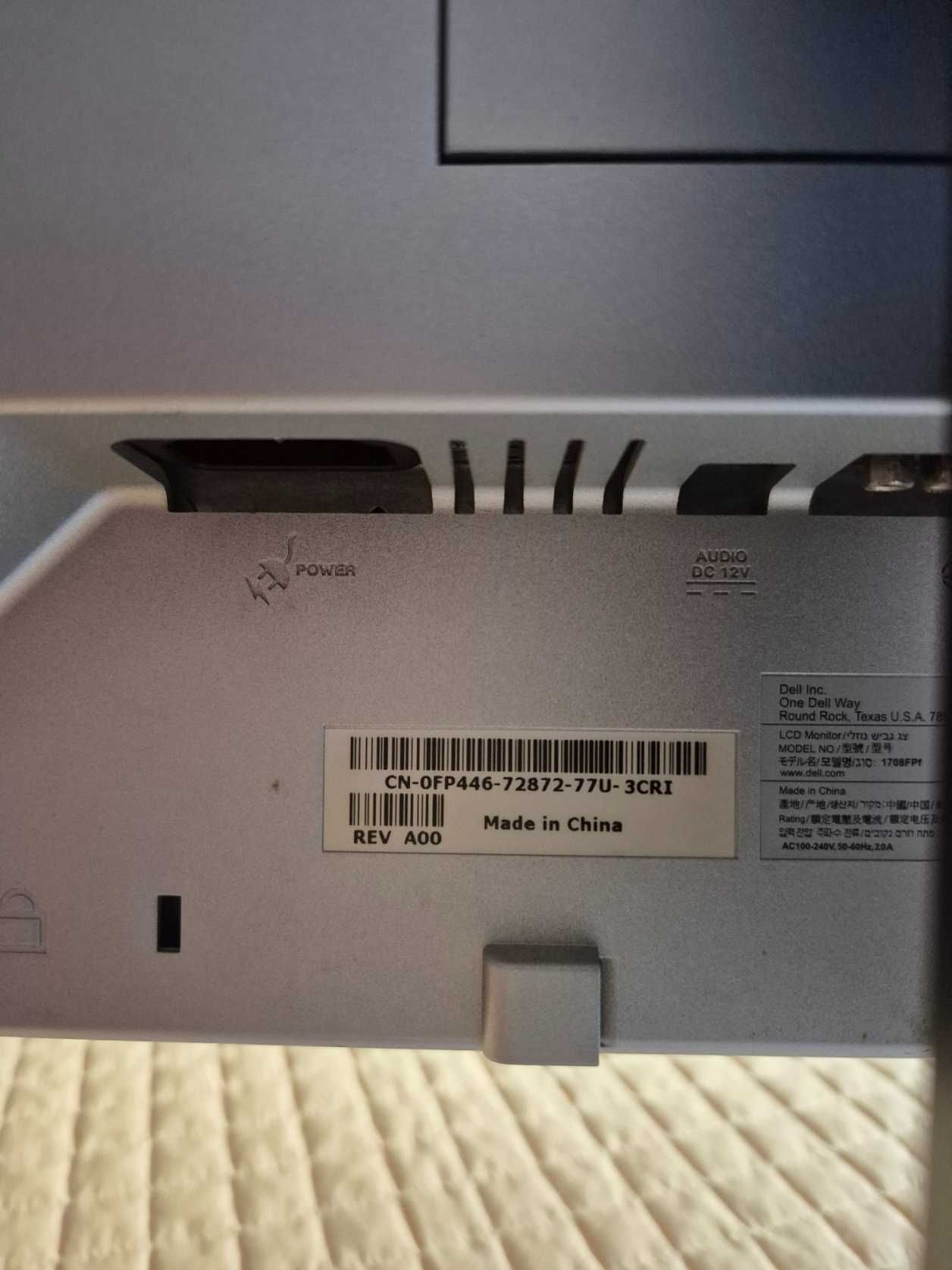 Monitor PC DELL 17"