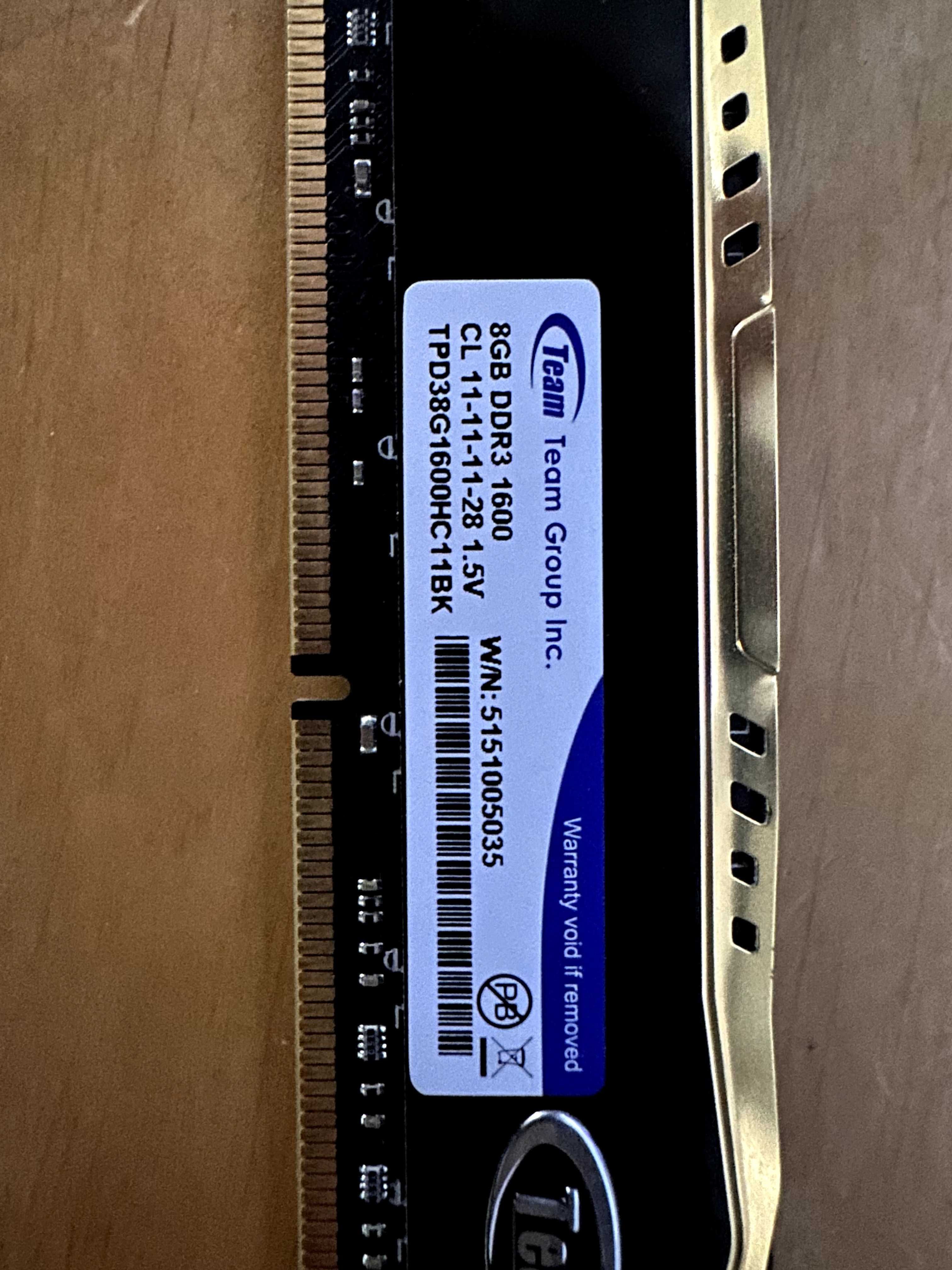 Оперативная память - 24 Гб DDR3 1600 Mhz Team Elite +
