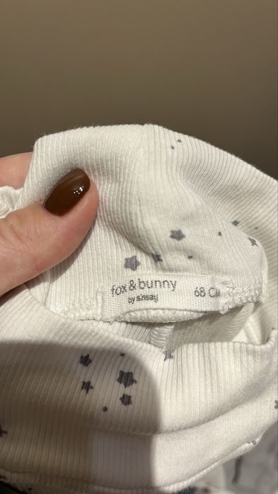 Półśpiochy legginsy buggy prążek 68 74
