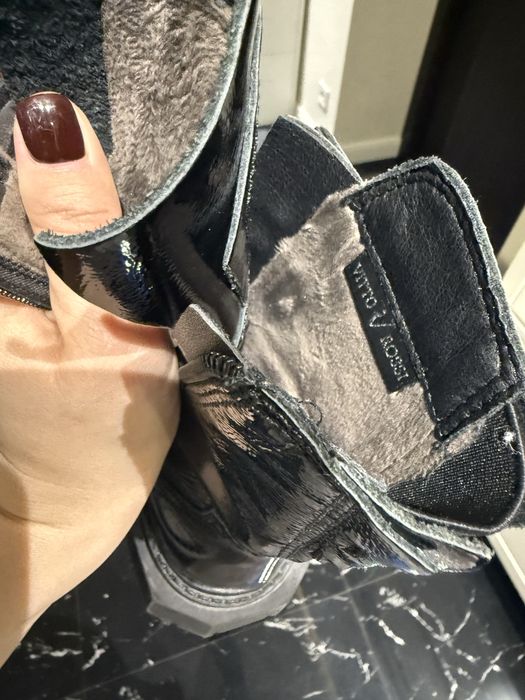 Сапоги кожанные