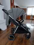 Wózek spacerowy spacerówka baby design wave szary śpiworek 22 kg