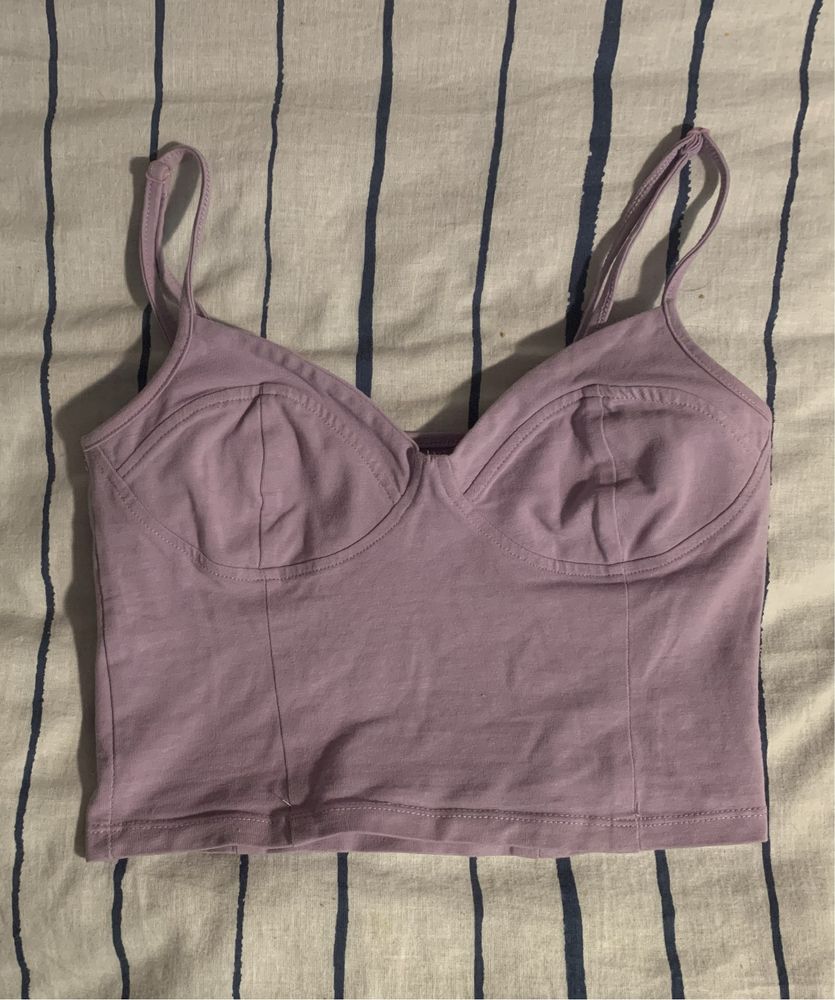 Fioletowy top