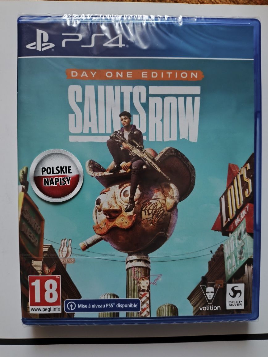 Saints Row Day One Edition PL PS4 nowa w folii