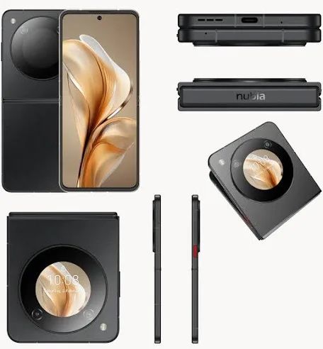 Nubia Z Flip 5g, ecrã ultra almoled de 6.9, largo