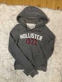 Bluza damska z kapturem Hollister rozmiar S szara