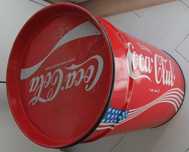 Puszka duża beczka Coca Cola kolekcjonerska stolik ozdoba