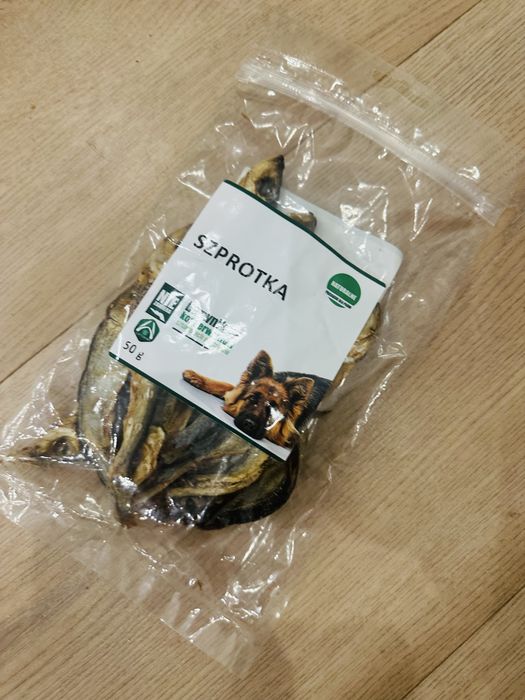 Szprotki 50g, smaczki dla psa