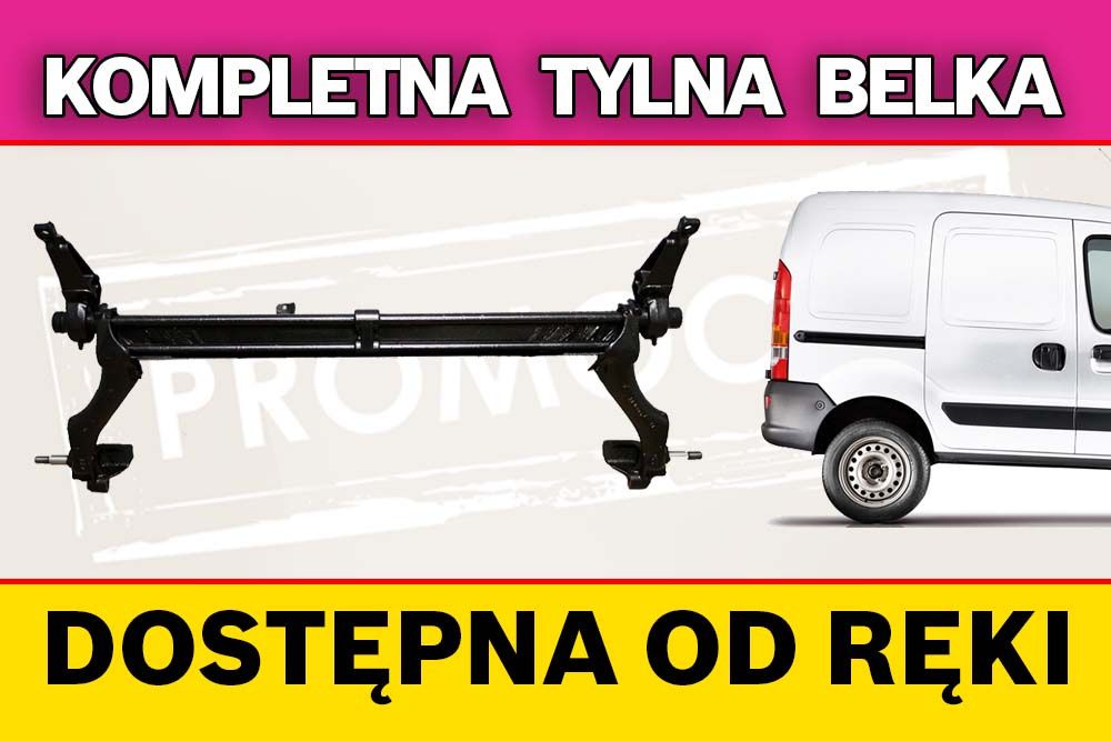 Tylna belka oś Renault Kangoo - 3 lata gwarancji PROMOCJA