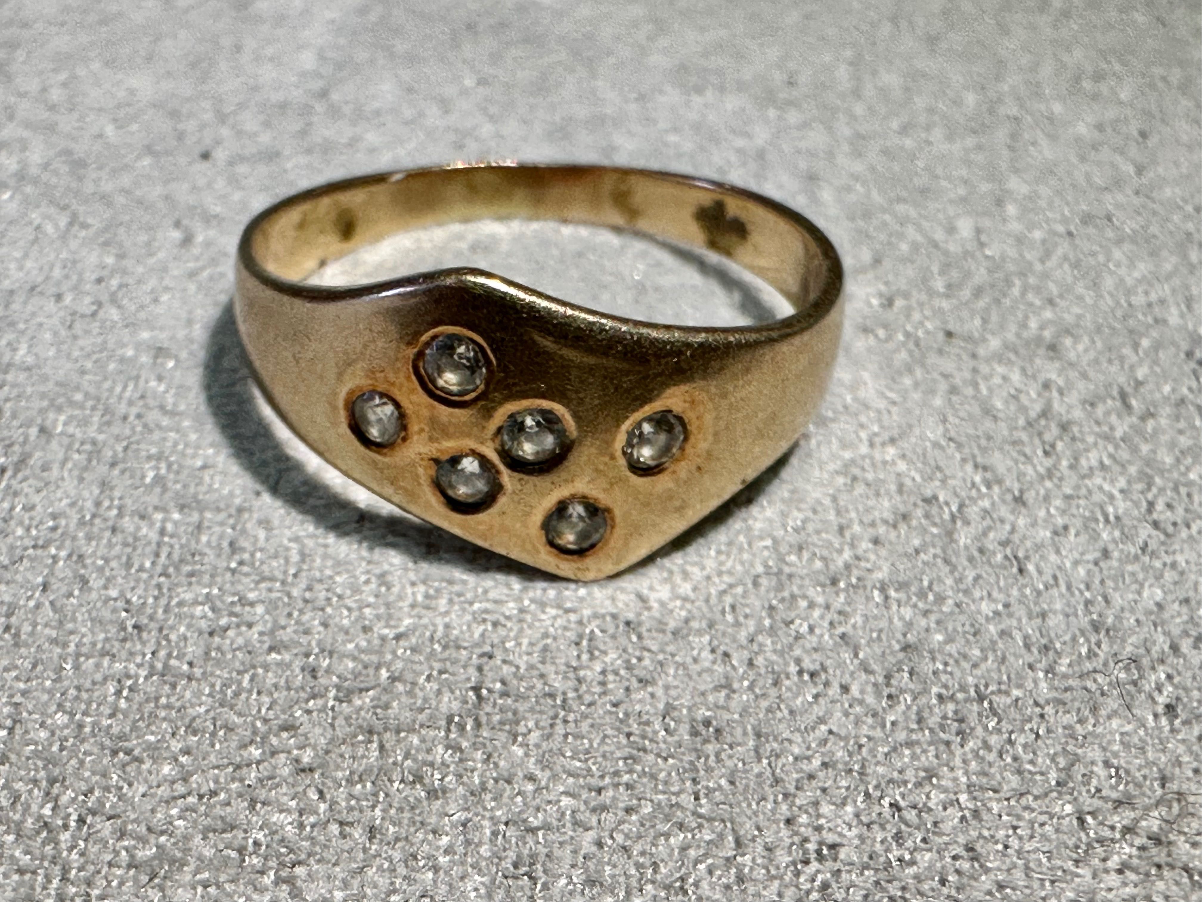 Złoty pierścionek pr.583 (14) Starowiślna