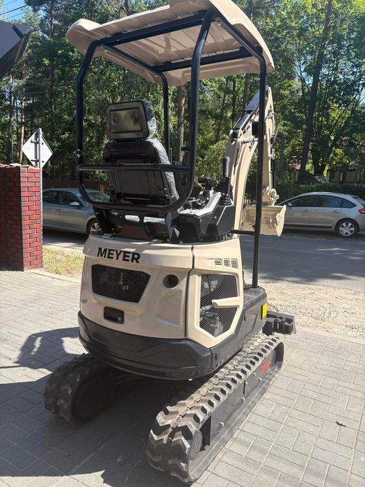 Minikoparka Meyer EX15 – 1,5 t, silnik Yanmar 15,2KM, hydraulika 18MPa